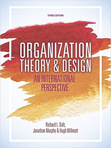 Organization Theory and Design (3rd Edition) BY Daft - Orginal Pdf
